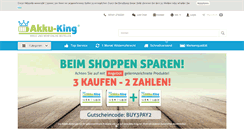 Desktop Screenshot of akku-king.net